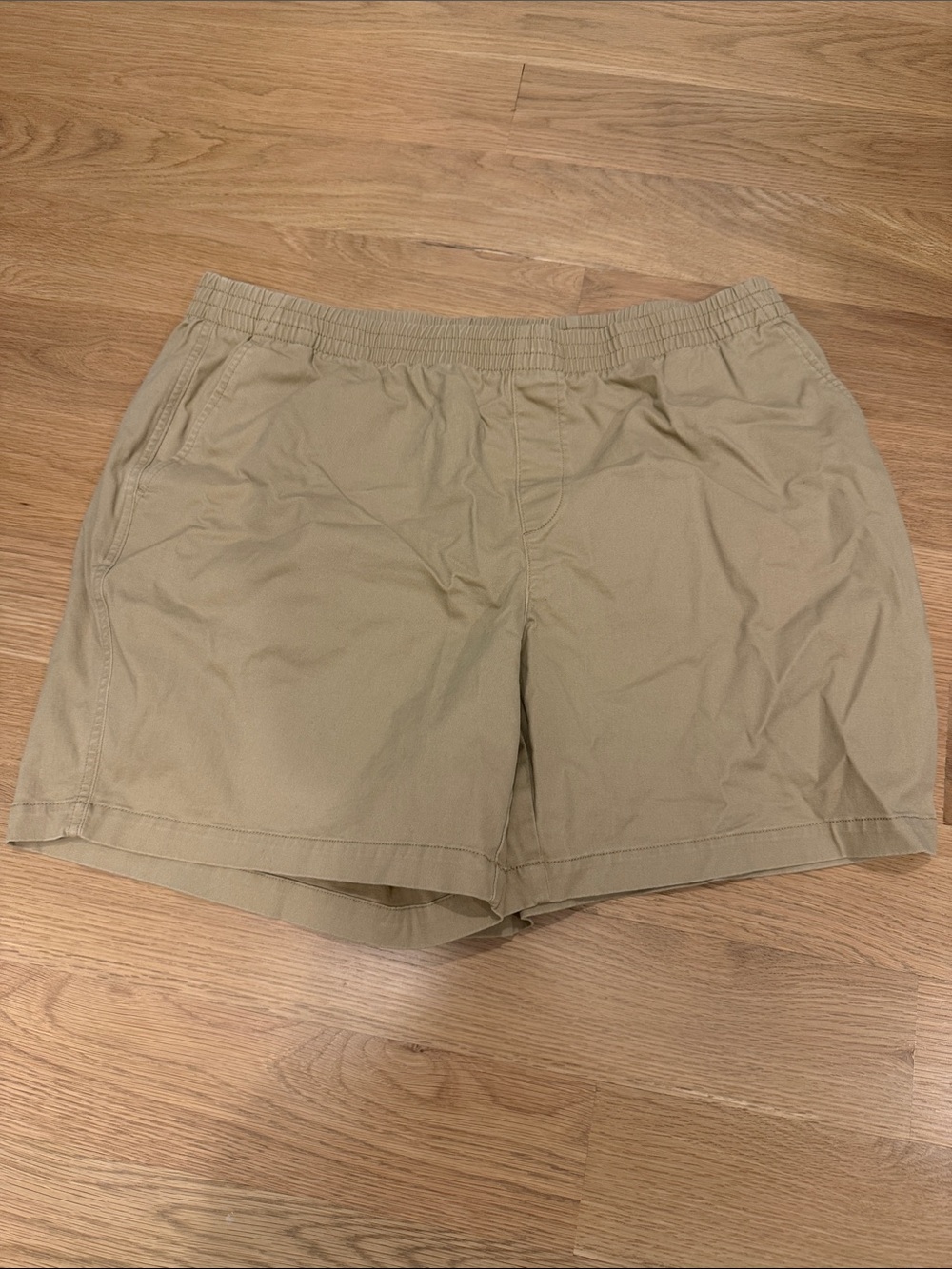 Lands' End Women's Athletic Shorts - Khaki